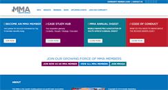 Desktop Screenshot of mmasa.org