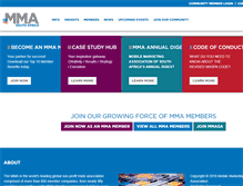 Tablet Screenshot of mmasa.org